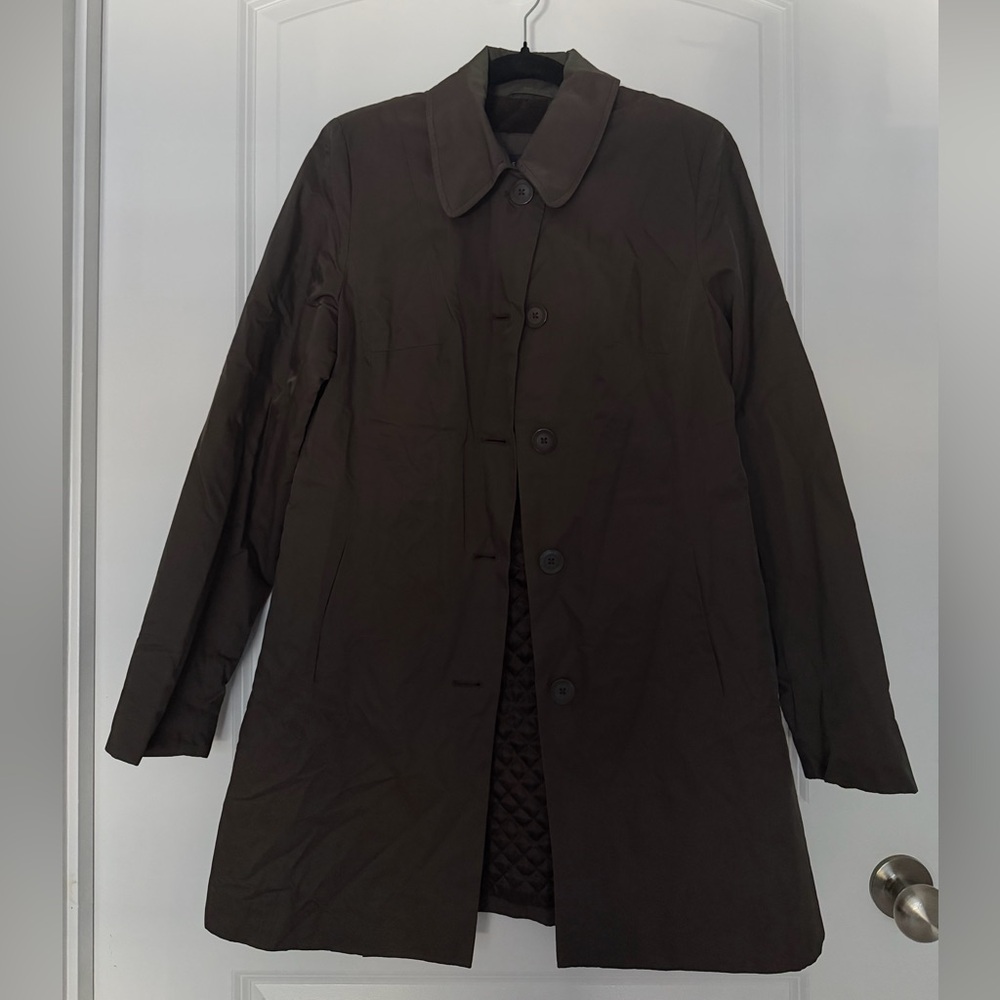 Sonoma Dark Brown Trench Coat